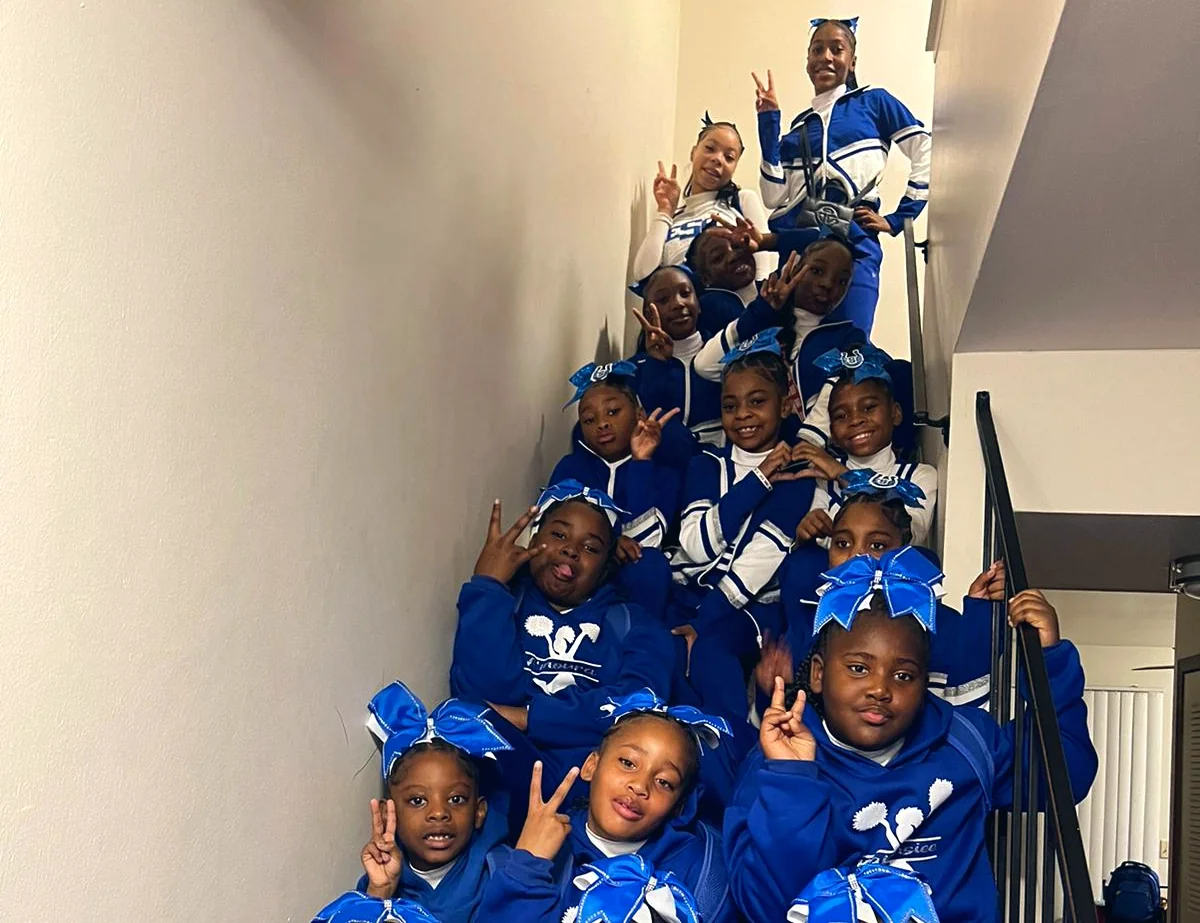 Young Eastside Colts players smiling together